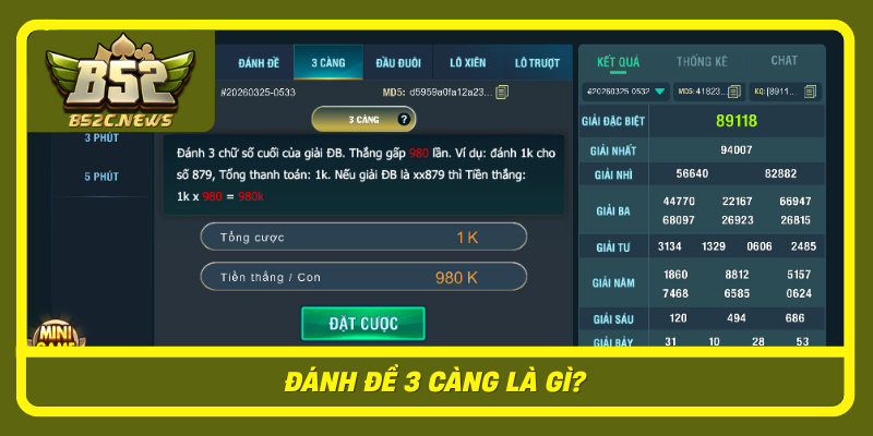 Danh De 3 Cang La Gi